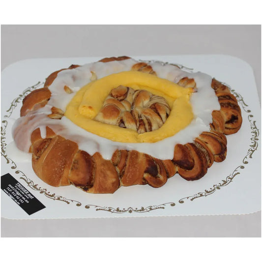 Kringle med vaniljekrem